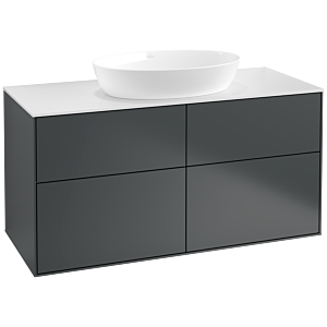 Villeroy and Boch Finion Villeroy and Boch Finion FA3100HG 120x60.3cm, cover plate white matt, Midnight Blue Matt Lacquer
