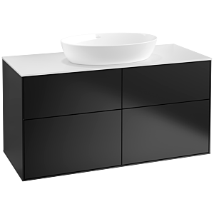 Villeroy and Boch Finion Villeroy and Boch Finion FA3100PD 120x60.3cm, cover plate white matt, black matt lacquer