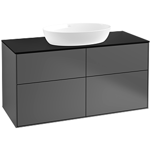Villeroy and Boch Finion Villeroy and Boch Finion FA3200GK 120x60.3cm, cover plate black matt, anthracite matt