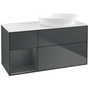 Villeroy and Boch Finion Villeroy and Boch Finion FA41HGHG 120cm, cover plate white matt, shelves Midnight matt lacquer, Midnight Blue Matt Lacquer