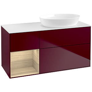 Villeroy and Boch Finion Villeroy and Boch Finion FA41PCHB 120cm, cover plate white matt, shelves Oak Veneer , Peony Matt