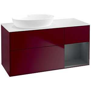 Villeroy and Boch Finion Villeroy and Boch Finion FA51HGHB 120cm, cover plate white matt, shelves midnight matt lacquer, Peony Matt
