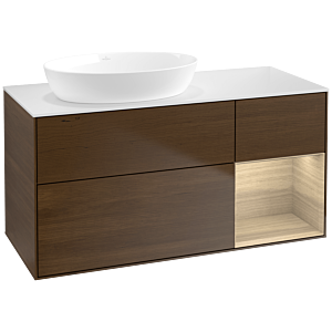 Villeroy and Boch Finion Villeroy and Boch Finion FA51PCGN 120cm, cover plate white matt, shelves Oak Veneer , Oak Veneer veneer