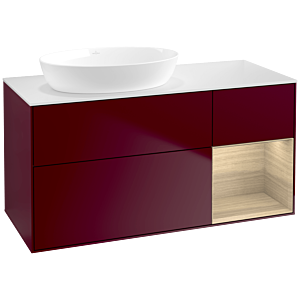 Villeroy and Boch Finion Villeroy and Boch Finion FA51PCHB 120cm, cover plate white matt, shelves Oak Veneer , Peony Matt