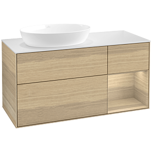 Villeroy and Boch Finion Villeroy and Boch Finion FA51PCPC 120cm, cover plate white matt, shelves Oak Veneer , Oak Veneer
