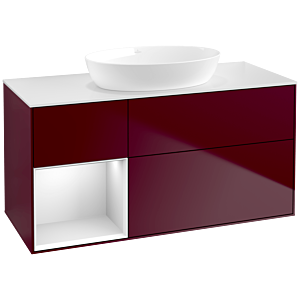 Villeroy and Boch Finion Villeroy and Boch Finion FA61MTHB 120cm, cover plate white matt, shelves white matt lacquer, Peony Matt