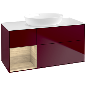Villeroy and Boch Finion Villeroy and Boch Finion FA61PCHB 120cm, cover plate white matt, shelves Oak Veneer , Peony Matt