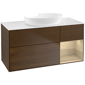 Villeroy and Boch Finion Villeroy and Boch Finion FA71PCGN 120cm, cover plate white matt, shelves Oak Veneer , Oak Veneer veneer