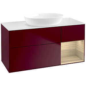 Villeroy and Boch Finion Villeroy and Boch Finion FA71PCHB 120cm, cover plate white matt, shelves Oak Veneer , Peony Matt