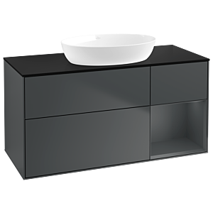 Villeroy and Boch Finion Villeroy and Boch Finion FA72HGHG 120cm, cover plate black matt, shelves Midnight matt lacquer, Midnight Blue Matt Lacquer