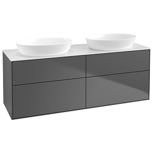 Villeroy and Boch Finion Villeroy and Boch Finion FA8100GK 160x60.3cm, cover plate white matt, anthracite matt