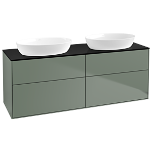 Villeroy and Boch Finion Villeroy and Boch Finion FA8200GM 160x60.3cm, cover plate black matt, Olive Matt Lacquer