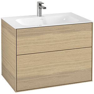 Villeroy and Boch Finion Villeroy and Boch Finion G01000PC 79.6x59.1x49.8cm, Oak Veneer , with wall lighting