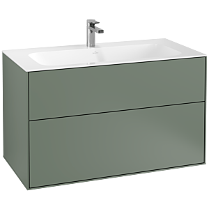 Villeroy and Boch Finion Villeroy and Boch Finion G02000GM 99.6x59.1x49.8cm, Olive Matt Lacquer , with wall lighting