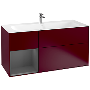 Villeroy and Boch Finion Villeroy and Boch Finion G060GKHB 119.6x59.1cm, Emotion, shelf left Anthracite matt, Peony Matt