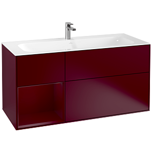 Villeroy und Boch Finion Waschtischunterschrank G060HBHB 119,6x59,1cm, Emotion, Regal links Peony, Peony Matt