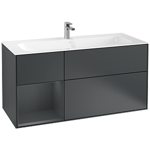 Villeroy et Boch Finion Villeroy et Boch G060HGHG 119,6x59,1cm, Emotion, étagère à gauche Midnight Blue Matt Lacquer , Midnight Blue Matt Lacquer