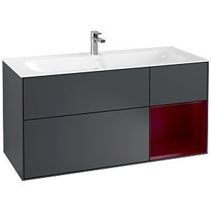Villeroy et Boch Finion Villeroy et Boch G070HBHG 119,6x59,1cm, Emotion, étagère à droite Peony , Midnight Blue Matt Lacquer