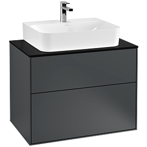 Villeroy et Boch Finion Villeroy et Boch G09200HG 80x60.3x50.1cm, Emotion, plaque de finition noir mat, Midnight Blue Matt Lacquer