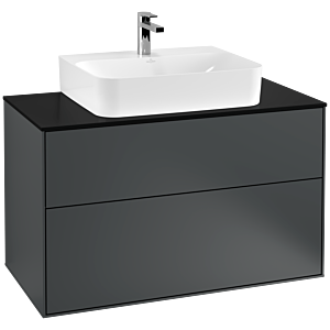 Villeroy et Boch Finion Villeroy et Boch G10200HG 100x60.3x50.1cm, plaque de finition noir mat, Midnight Blue Matt Lacquer