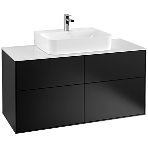 Villeroy & Boch Finion Unterschrank G13100PD 120x60,3cm, Black Matt Lacquer