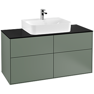 Villeroy and Boch Finion Villeroy and Boch Finion G13200GM 120x60.3cm, Emotion, cover plate black matt, Olive Matt Lacquer