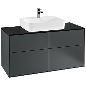 Villeroy et Boch Finion Villeroy et Boch G13200HG 120x60.3cm, Emotion, plaque de finition noir mat, Midnight Blue Matt Lacquer