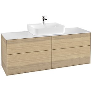 Villeroy et Boch Finion Villeroy et Boch G19100PC 160x60.3cm, Emotion, plaque de finition blanc mat, Oak Veneer