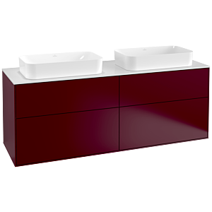 Villeroy and Boch Finion Villeroy and Boch Finion G31100HB 160x60.3cm, Emotion, cover plate matt white, Peony Matt