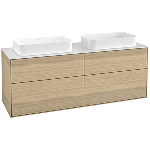 Villeroy and Boch Finion Villeroy and Boch Finion G31100PC 160x60.3cm, Emotion, cover plate matt white, Oak Veneer
