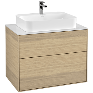 Villeroy et Boch Finion Villeroy et Boch G34100PC 80x60,3cm, Emotion, plaque de finition blanc mat, Oak Veneer