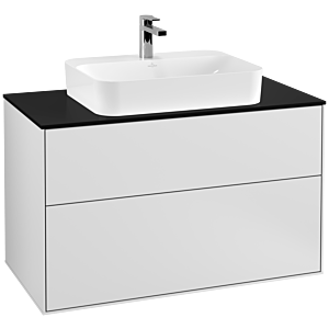 Villeroy and Boch Finion Villeroy and Boch Finion G35200MT 100x60.3cm, Emotion, cover plate black matt, white matt lacquer