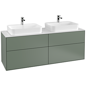 Villeroy and Boch Finion Villeroy and Boch Finion G43100GM 160x60.3cm, Emotion, cover plate matt white, Olive Matt Lacquer