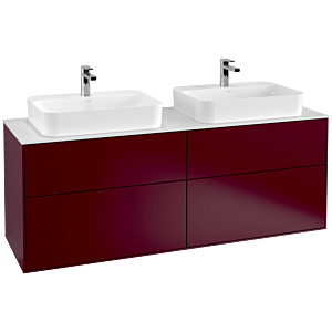 Villeroy and Boch Finion Villeroy and Boch Finion G43100HB 160x60.3cm, Emotion, cover plate matt white, Peony Matt