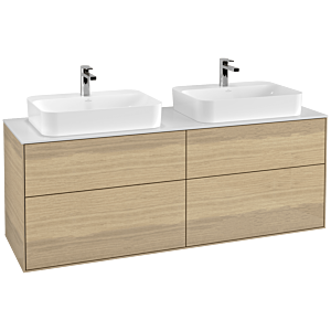 Villeroy et Boch Finion Villeroy et Boch G43100PC 160x60.3cm, Emotion, plaque de finition blanc mat, Oak Veneer