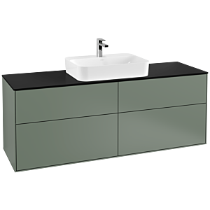 Villeroy et Boch Finion Villeroy et Boch G44200GM 160x60.3cm, Emotion, plaque de finition noir mat, Olive Matt Lacquer