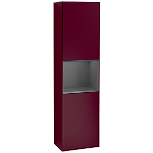 Villeroy und Boch Finion Hochschrank G460GKHB 41,8x151,6cm, links, Emotion, Regal Anthracite Matt Lacquer, Peony Matt