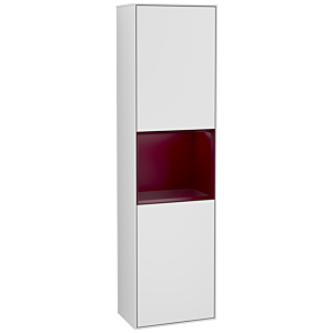 Villeroy et Boch armoire Finion G460HBMT 41.8x151.6cm, gauche, émotion, étagère Peony Matt laqué, blanc mat laqué