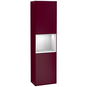 Villeroy und Boch Finion Hochschrank G460MTHB 41,8x151,6cm, links, Emotion, Regal White matt lacquer, Peony Matt