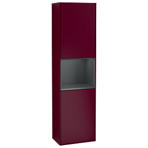 Villeroy and Boch Finion cabinet G470HGHB 41.8x151.6cm, right, emotion, shelf Midnight Blue Matt Lacquer , Peony Matt