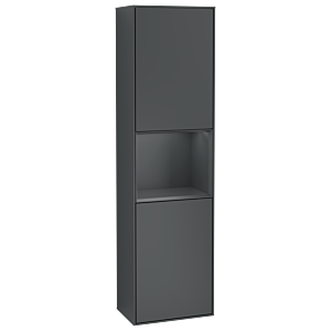 Villeroy und Boch Finion Hochschrank G470HGHG 41,8x151,6cm, rechts, Emotion, Regal Midnight Blue Matt Lacquer, Midnight Blue Matt Lacquer