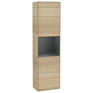 Villeroy et Boch armoire Finion G470HGPC 41.8x151.6cm, droite, émotion, étagère Midnight Blue Matt Lacquer , Oak Veneer