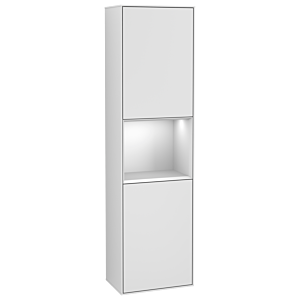 Villeroy and Boch Finion cabinet G470MTMT 41.8x151.6cm, right, Emotion, shelf white matt lacquer, white matt lacquer