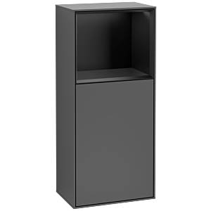 Villeroy et Boch Armoire latérale Finion G500PDGK 41.8x93.6cm, gauche, émotion, plateau noir mat, anthracite mat