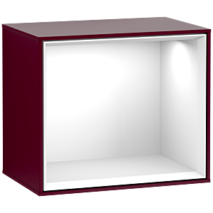 Villeroy and Boch Finion module G580GFHB 41.8x35.6x27cm, Emotion, shelf Glossy White , Peony Matt