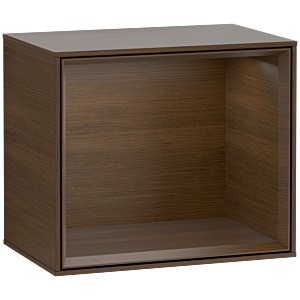 Villeroy and Boch Finion module G580GNGN 41.8x35.6x27cm, emotion, shelf Walnut Veneer , Walnut Veneer veneer