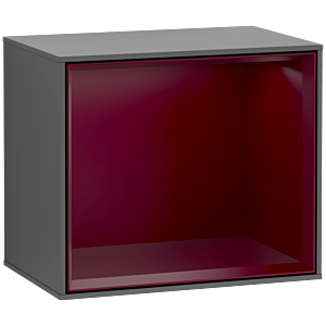 Villeroy und Boch Finion Regalmodul G580HBGK 41,8x35,6x27cm, Emotion, Regal Peony Matt, Anthracite matt