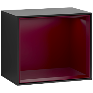 Villeroy und Boch Finion Regalmodul G580HBPD 41,8x35,6x27cm, Emotion, Regal Peony Matt, Black matt lacquer