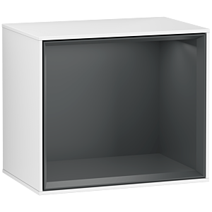 Villeroy and Boch Finion module G580HGGF 41.8x35.6x27cm, Emotion, shelf Midnight Blue , Glossy white lacquer
