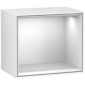 Villeroy und Boch Finion Regalmodul G580MTGF 41,8x35,6x27cm, Emotion, Regal White Matt, Glossy white lacquer